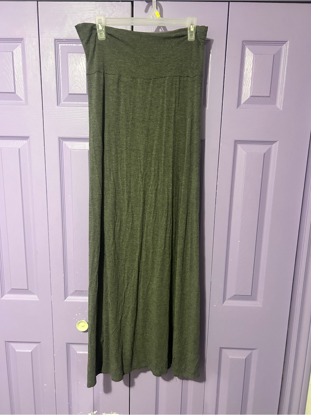 Suzy Shier Charcoal Grey Maxi Skirt